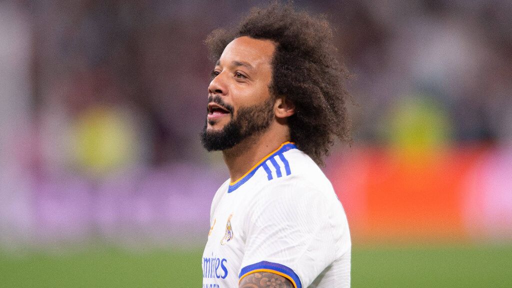  Marcelo, en un partido con el Real Madrid