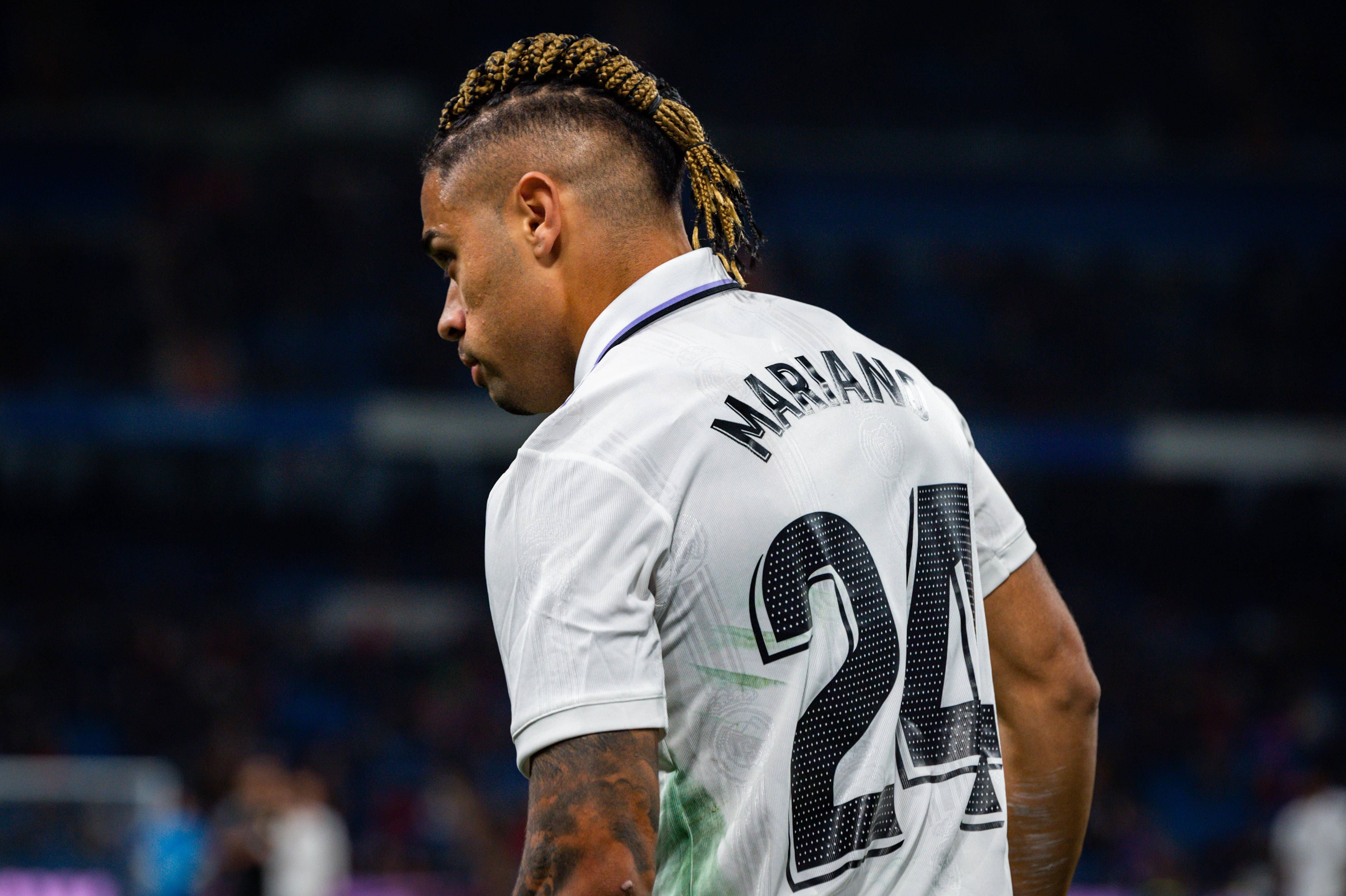 Mariano Díaz, durante el Real Madrid-Elche.