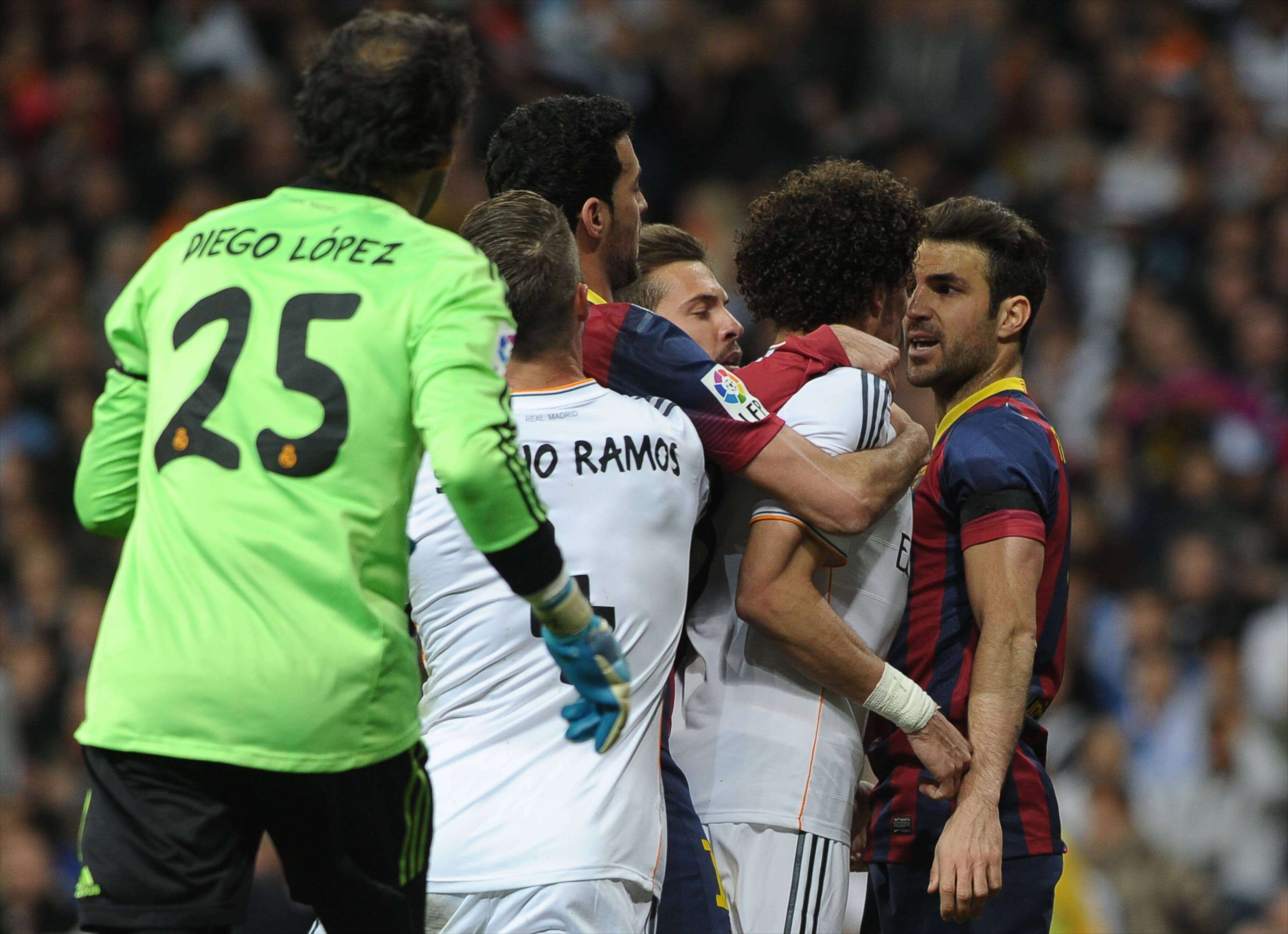 Diego López ante el FC Barcelona (Cordon Press)