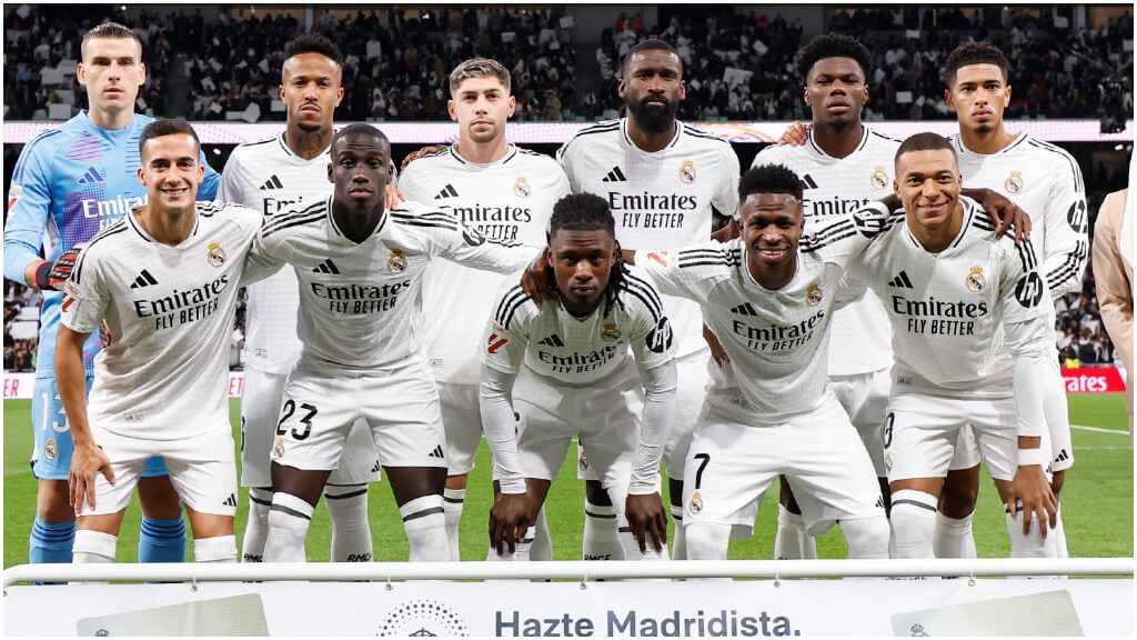  El once del Madrid en el Clásico