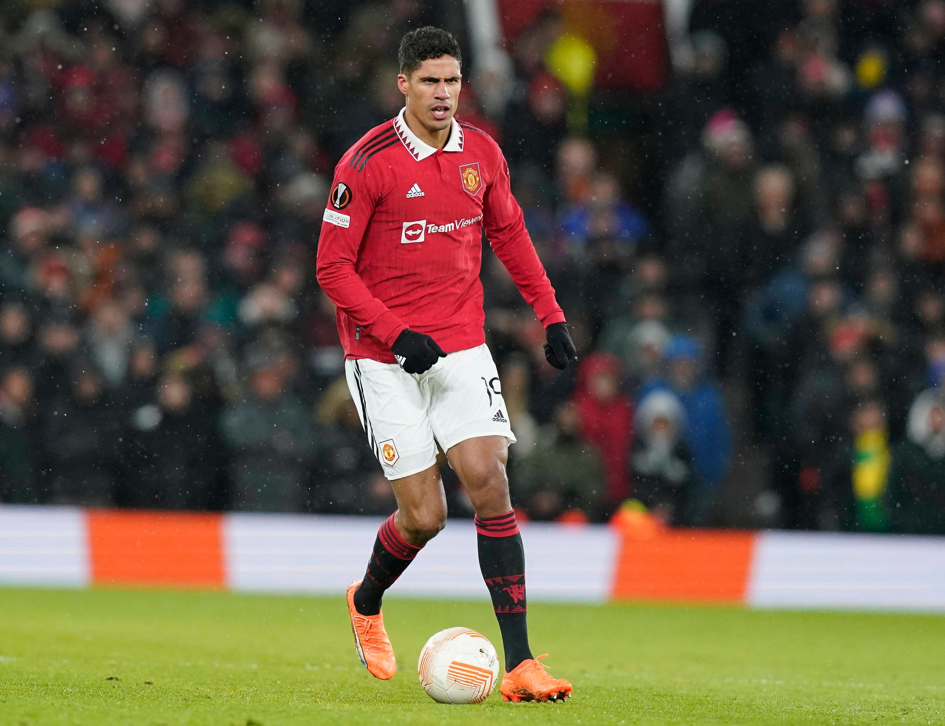  Raphael Varane, en un partido con el Manchester United.