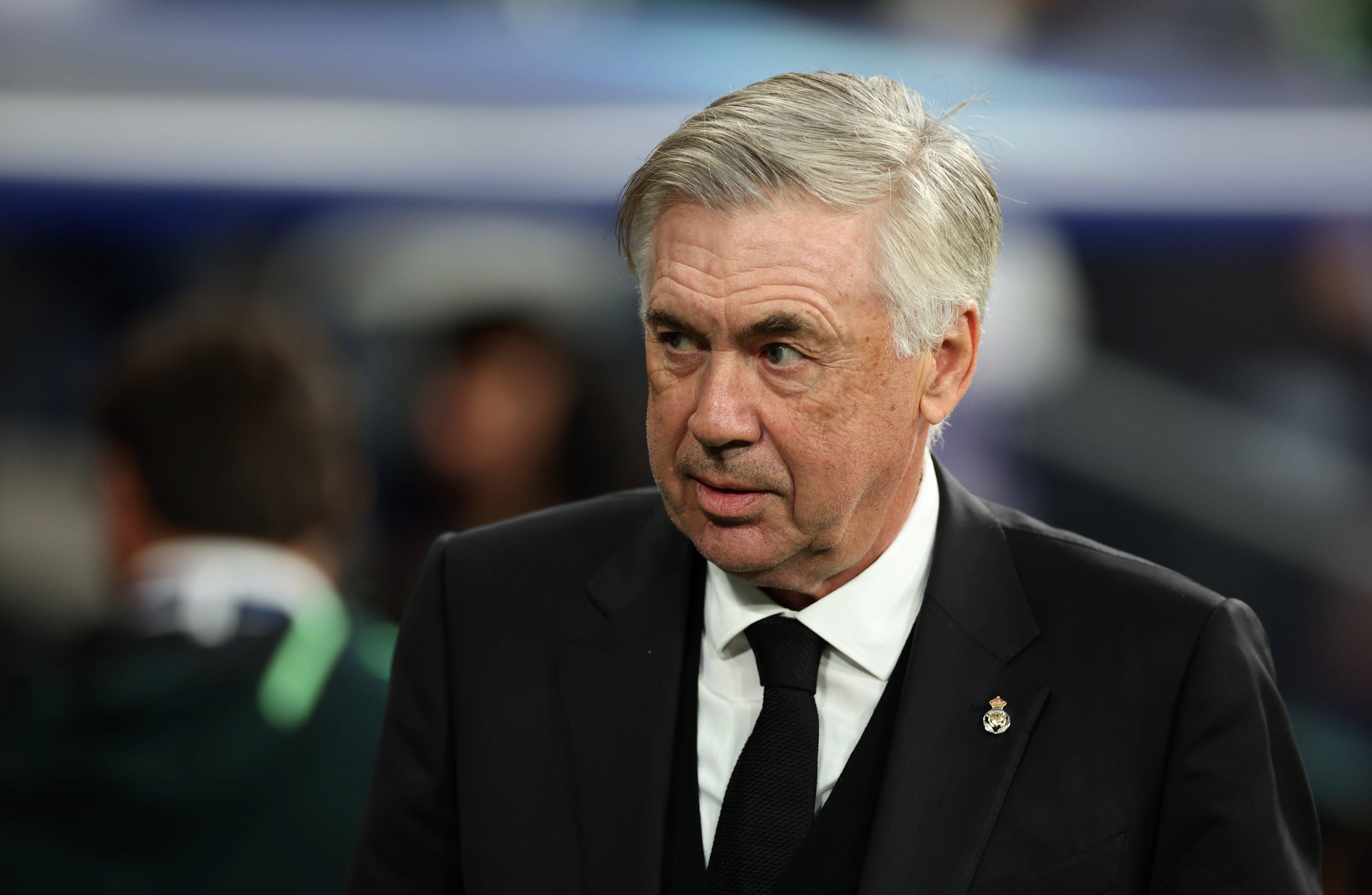 Carlo Ancelotti, antes del Real Madrid-Chelsea.