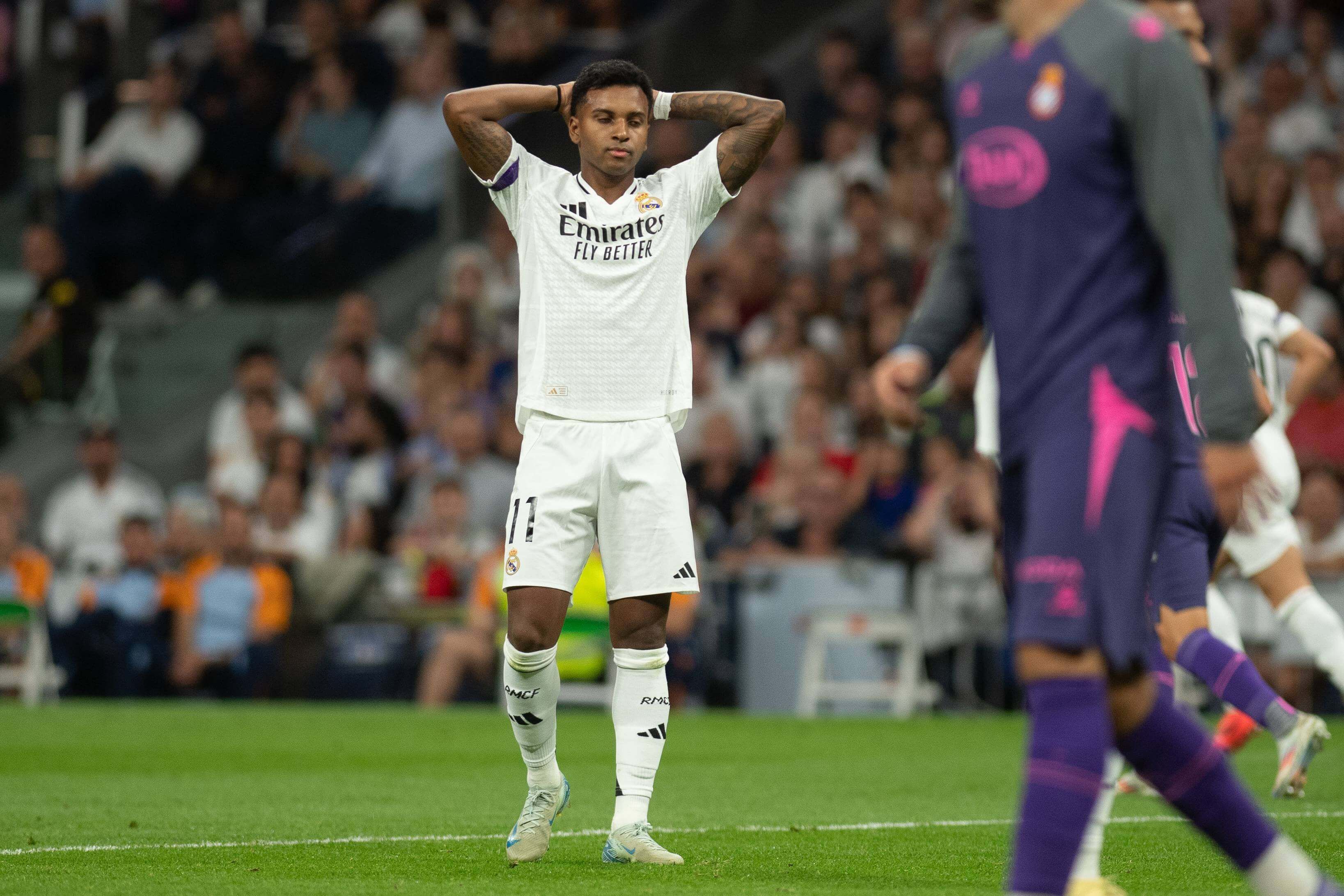  Rodrygo se lamenta en el Real Madrid-Espanyol.