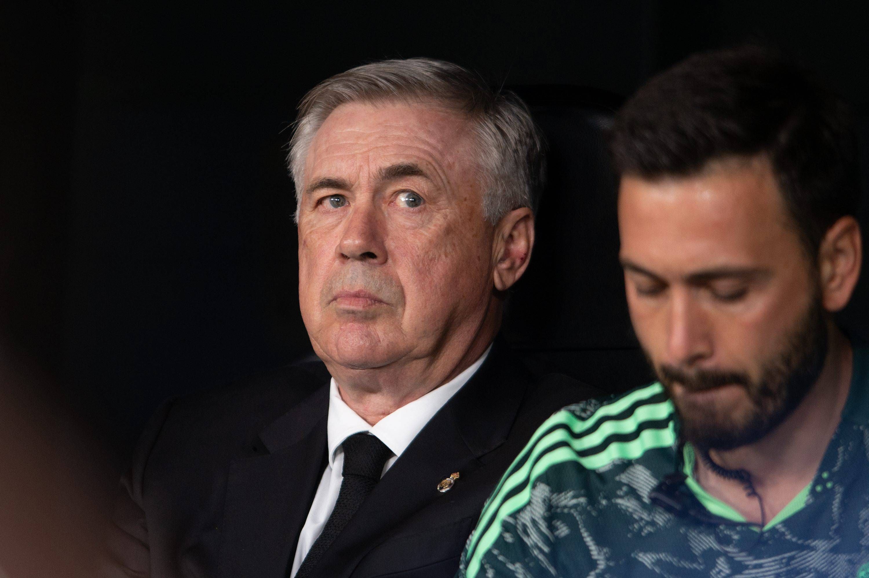  Carlo Ancelotti, antes del Real Madrid-City.