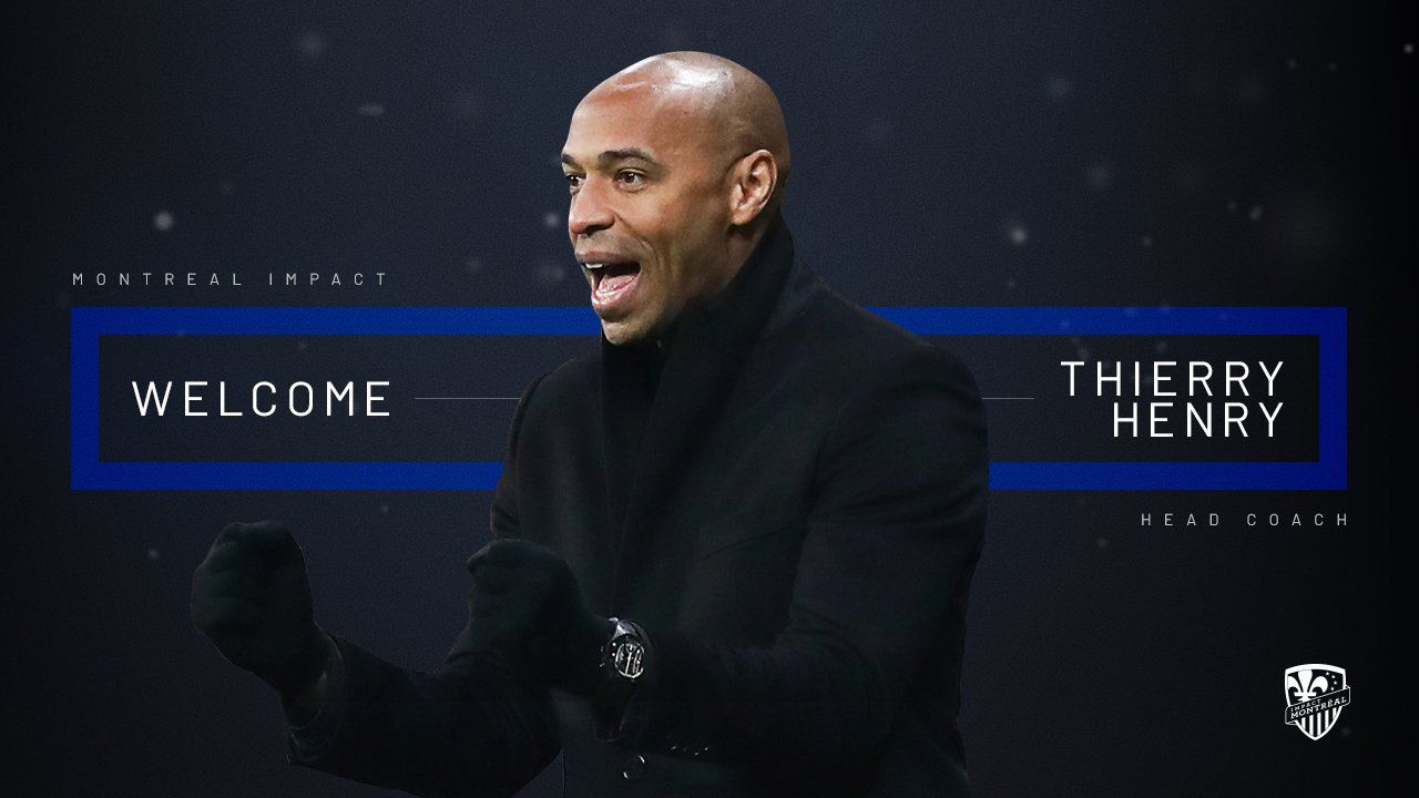  Thierry Henry, nuevo entrenador del Impact Montreal.