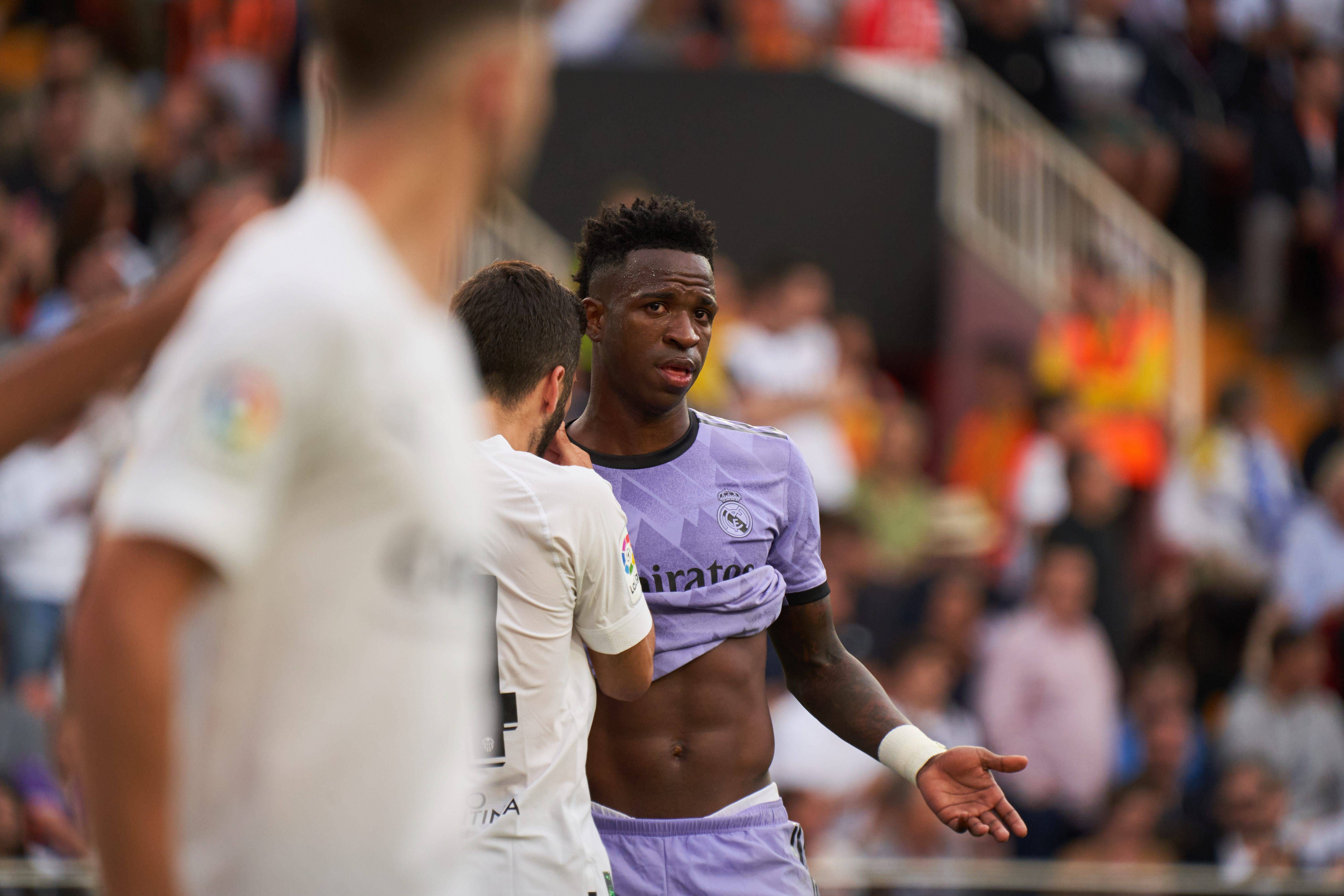  Vinícius Jr., durante el Valencia-Real Madrid.