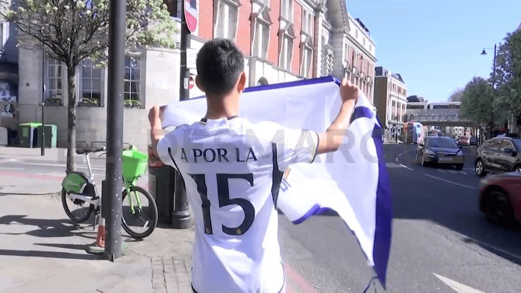  Erik y el apoyo al Real Madrid en Londres (ElDesmarque)
