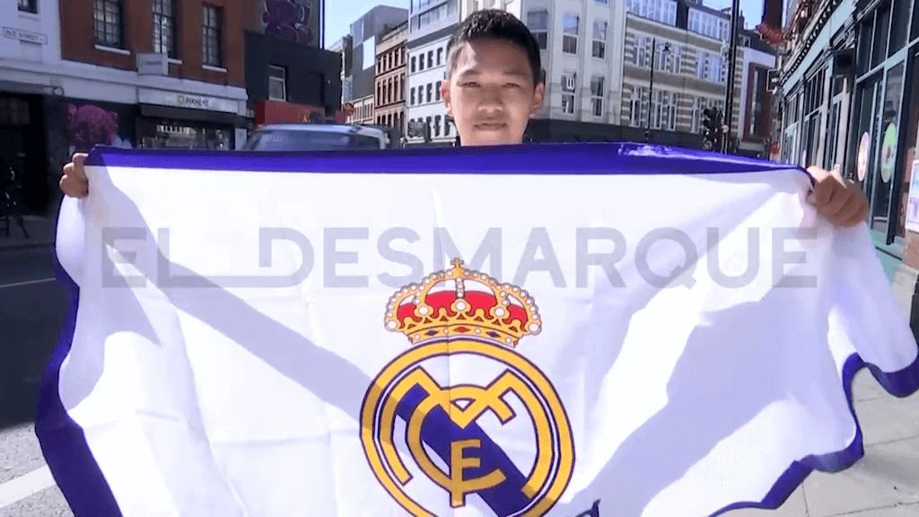  El apoyo de un aficionado chino al Real Madrid (ElDesmarque)