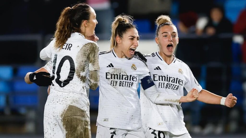  Olga Carmona, durante un partido con el Real Madrid (foto: Olga Carmona Instagram).