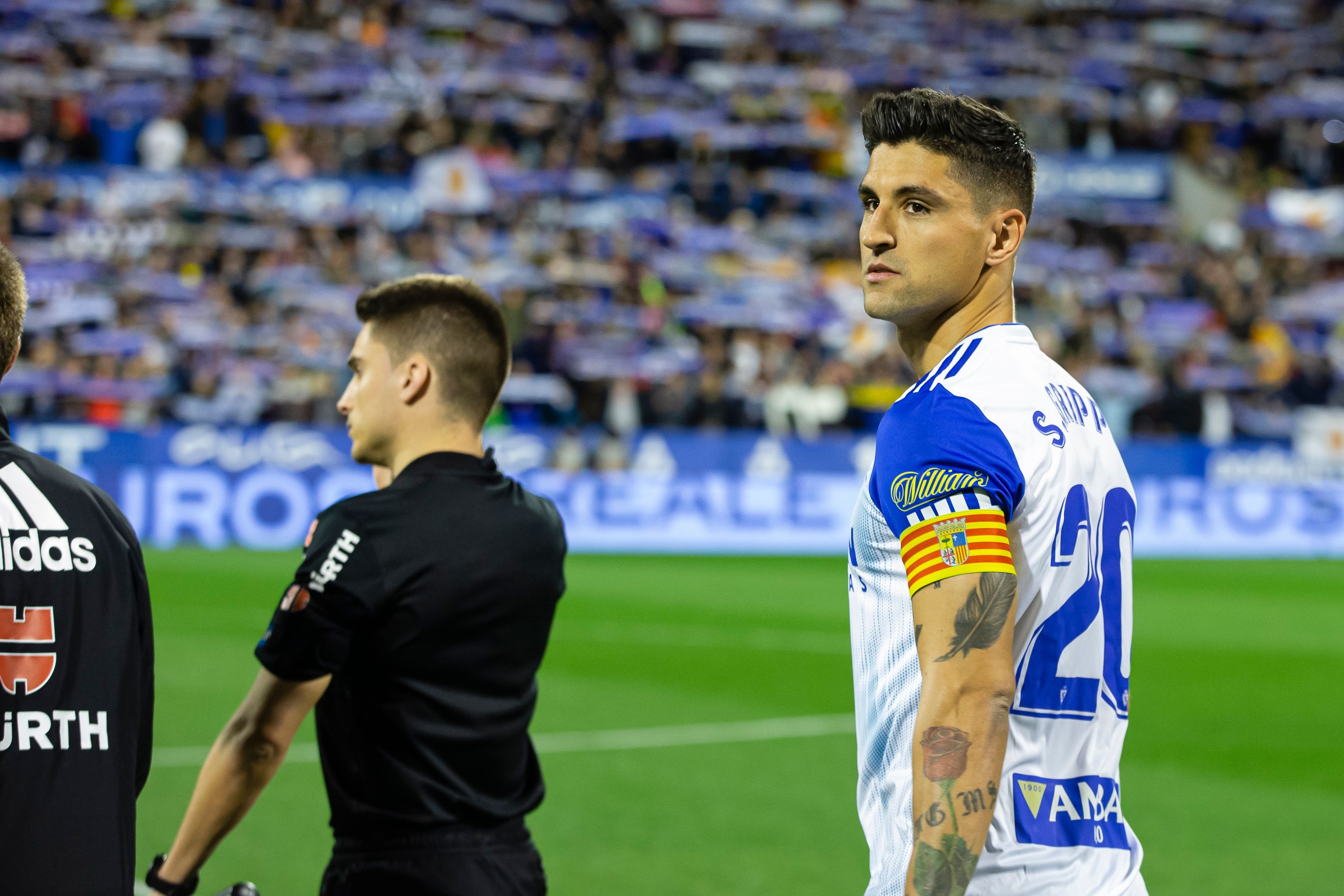  Simone Grippo, en el Zaragoza-Real Madrid de la Copa del Rey.