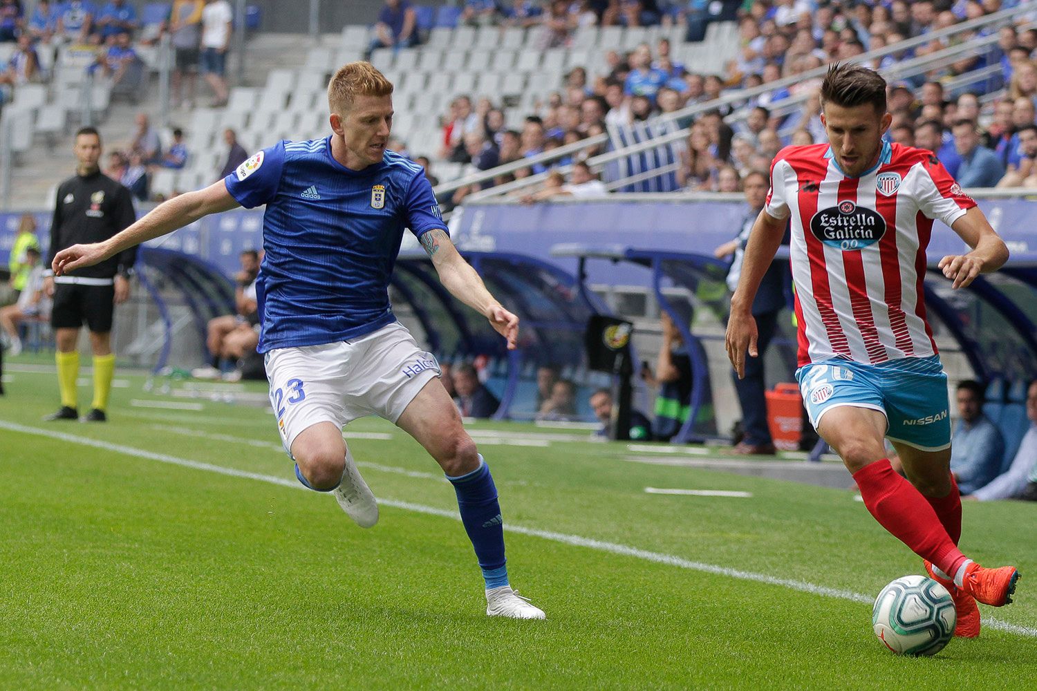  Mossa, en el partido frente al Lugo.