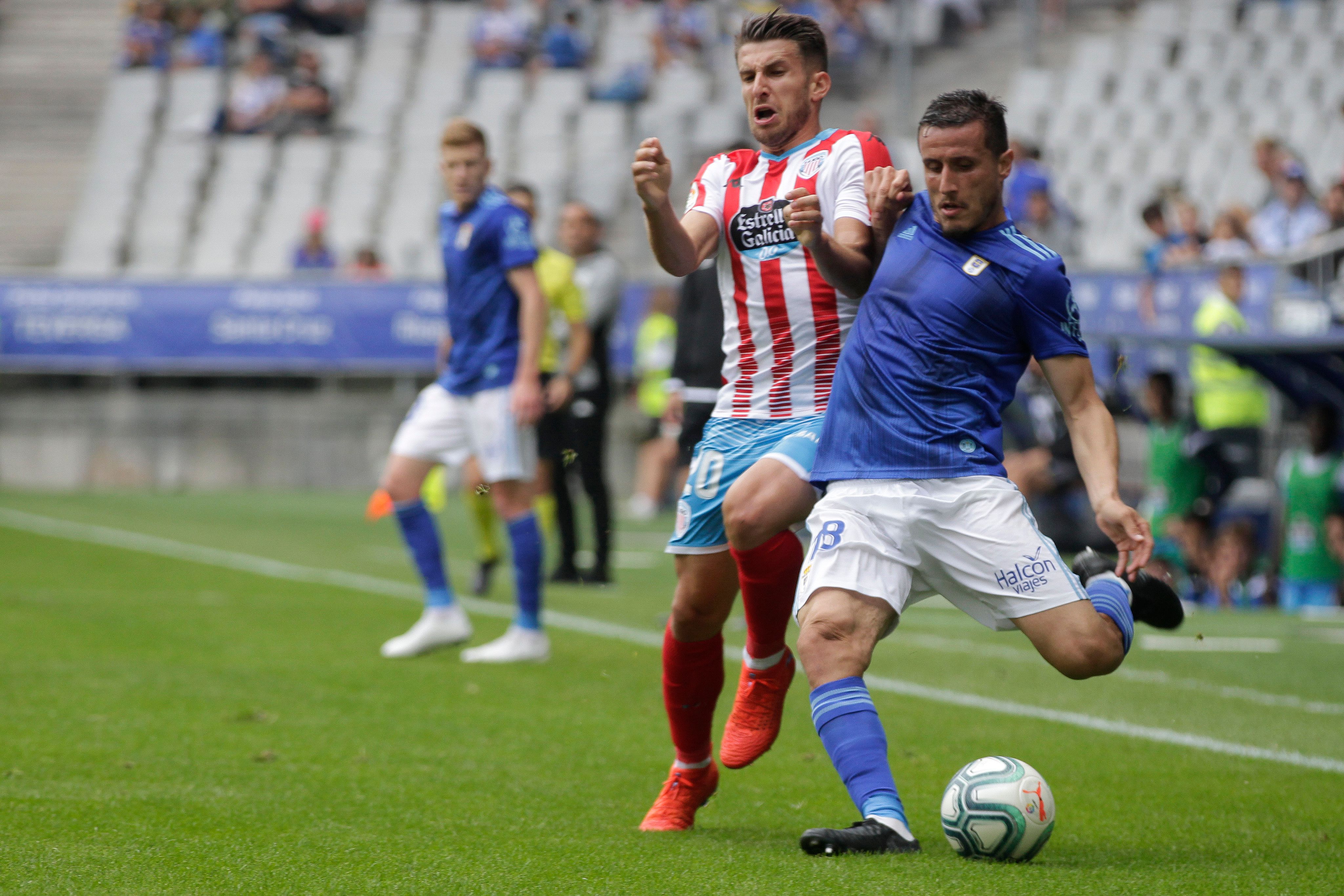  Christian Fernández, en el Oviedo-Lugo.