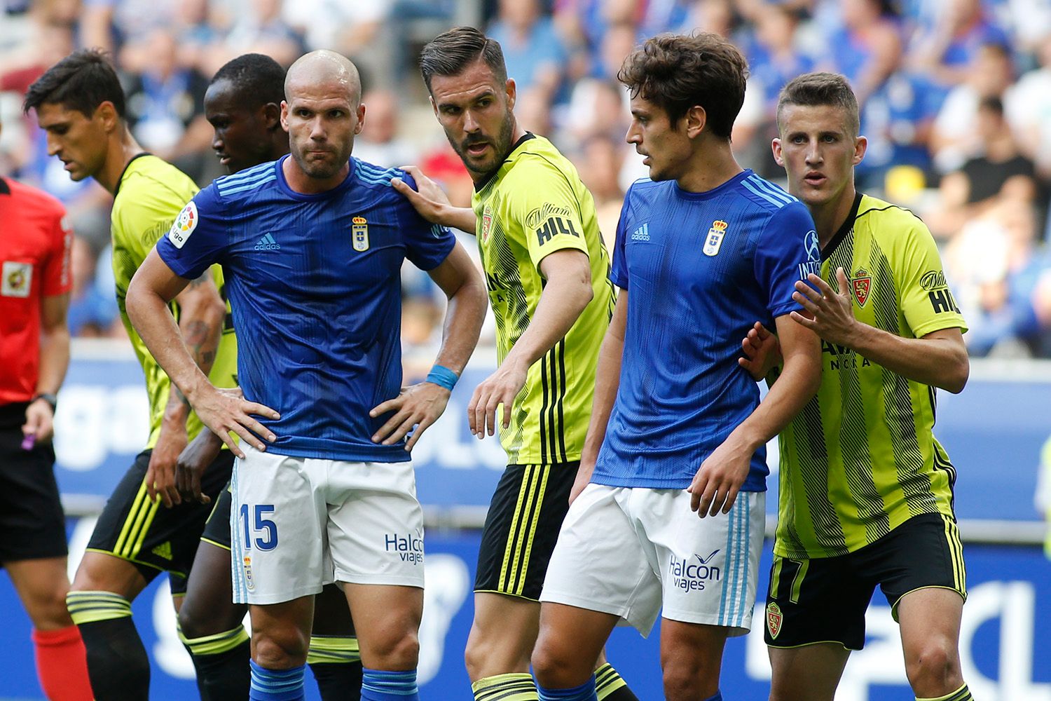  Ortuño, durante el partido ante el Zaragoza.