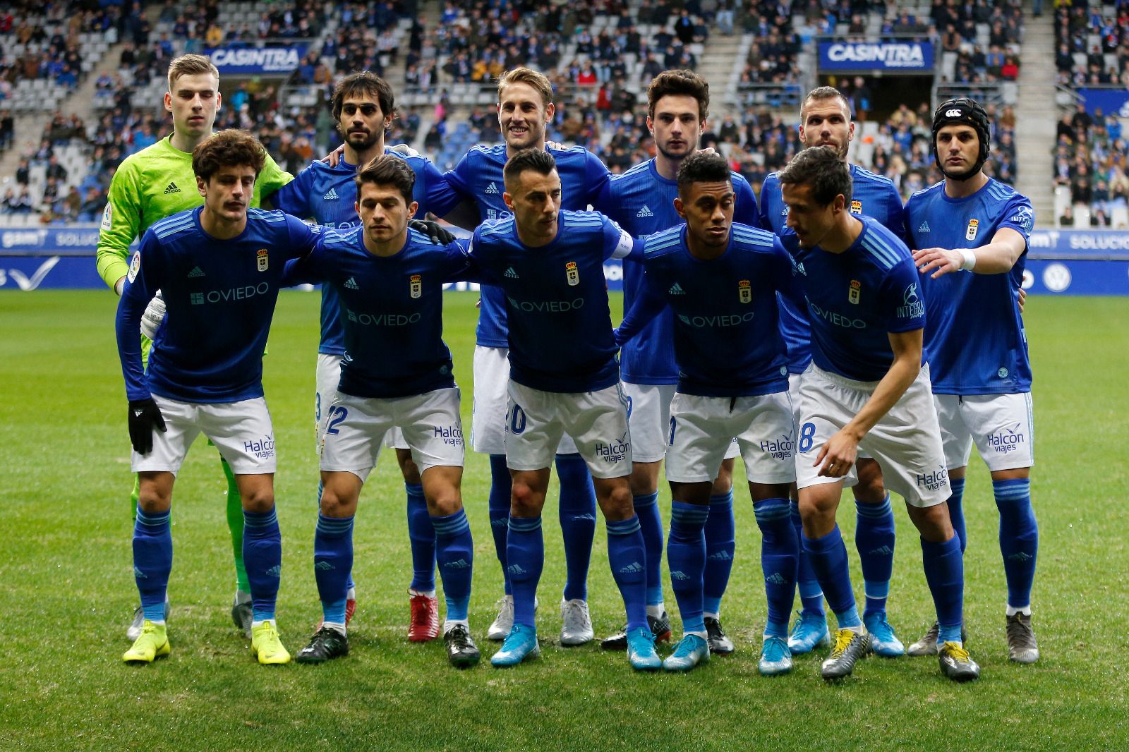  El once titular del Real Oviedo ante la SD Huesca.