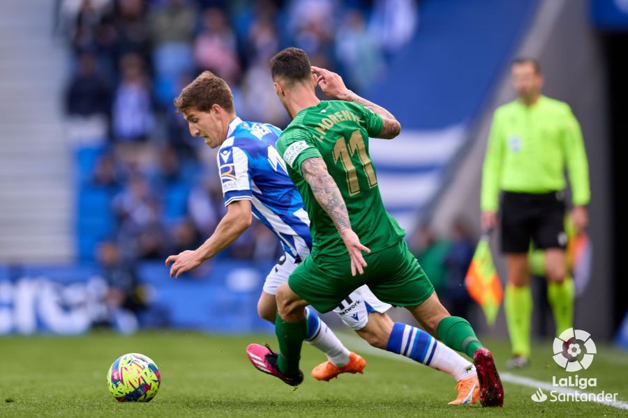  Aihen Muñoz, en el Real Sociedad - Elche.