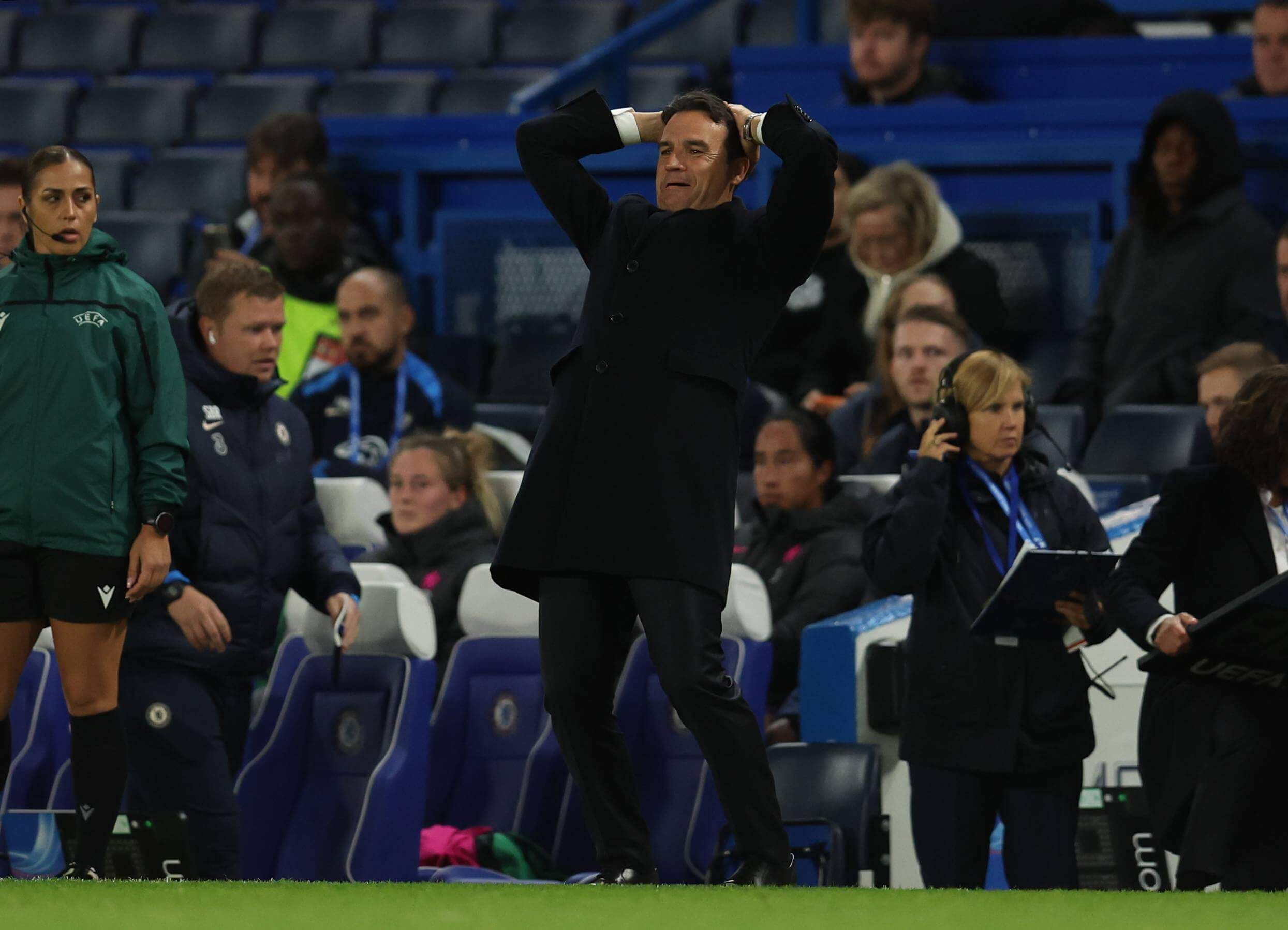  Alberto Toril en el Chelsea - Real Madrid (Cordon Press)