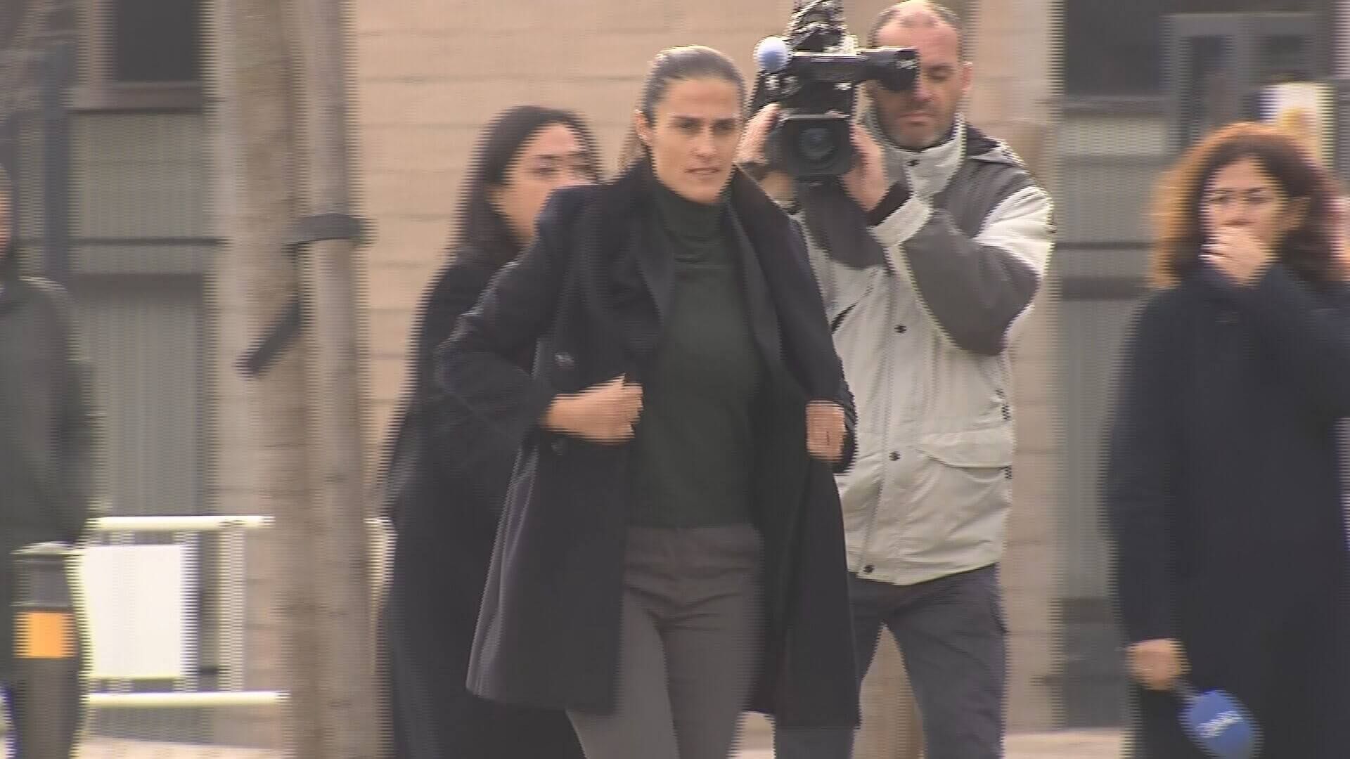  Montse Tomé llegando a la Audiencia Nacional