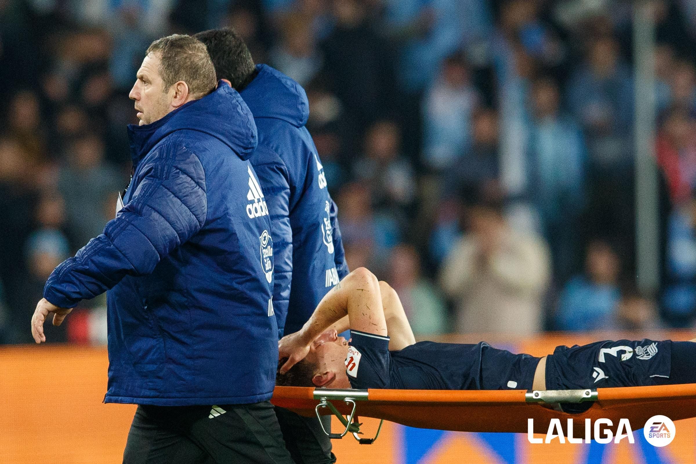  La lesión de Aihen Muñoz en el último Celta - Real Sociedad.