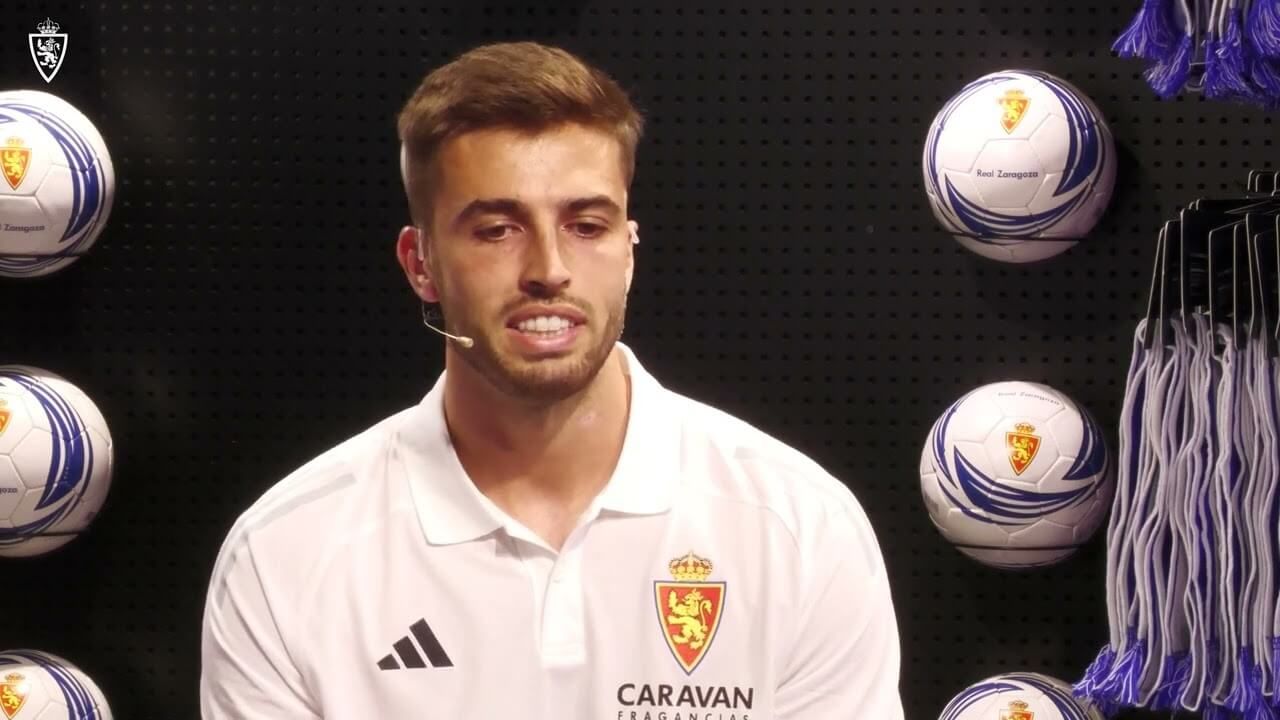  Alberto Marí, tras su llegada al Real Zaragoza.