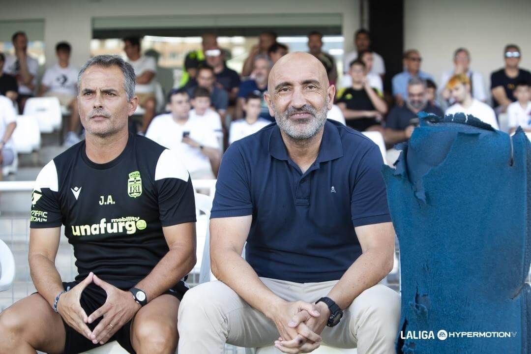  El 'Pitu' Abelardo con el Cartagena.