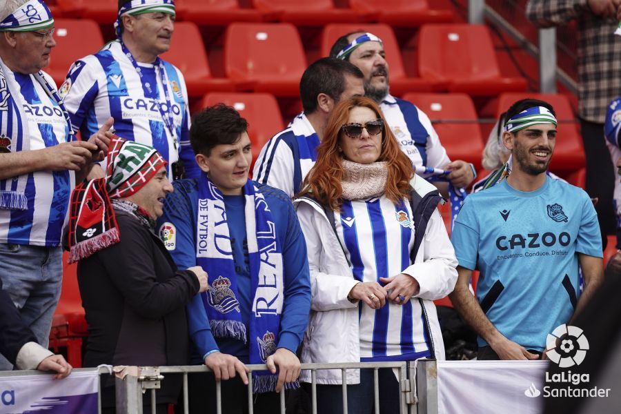  Aficionados de la Real Sociedad en Almería.