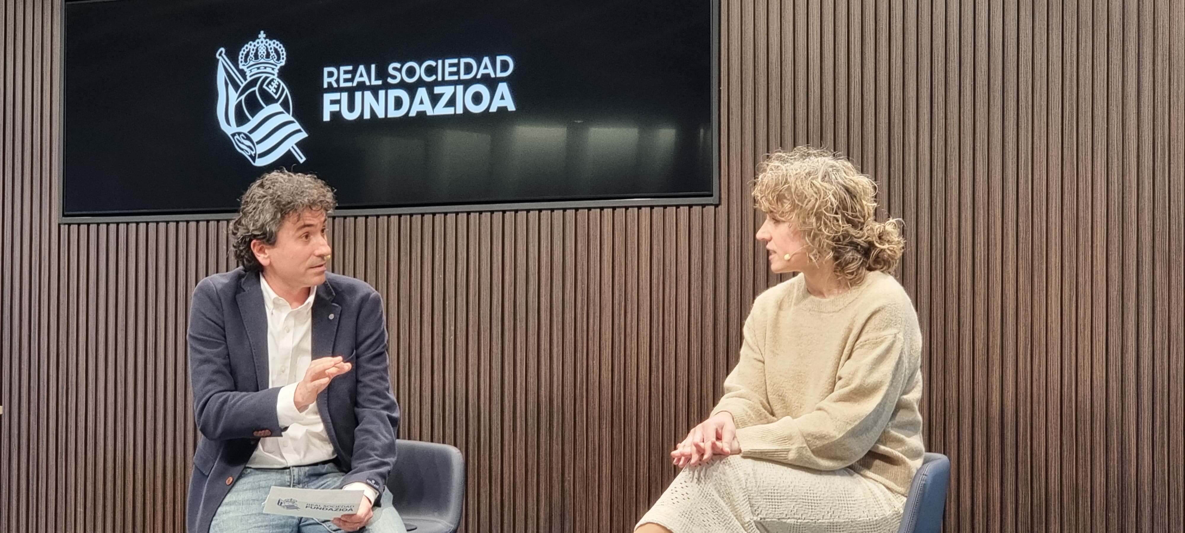 Ainara Muga, responsable de proyectos de la Fundación Real Sociedad.