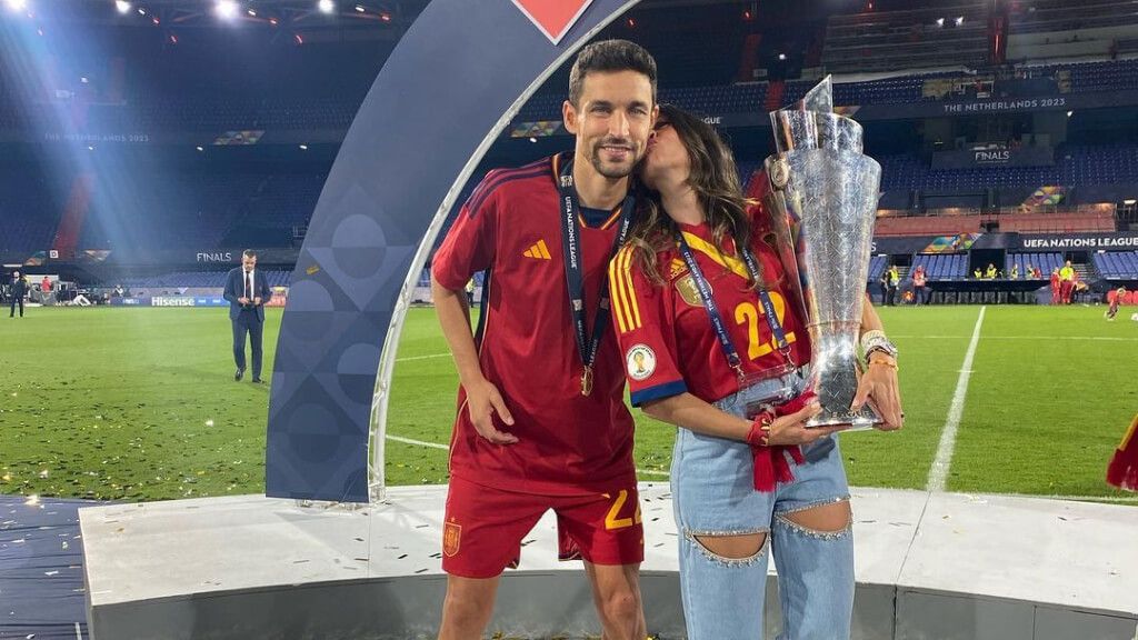  Alejandra Moral y Jesús Navas, posando juntos (RR.SS)