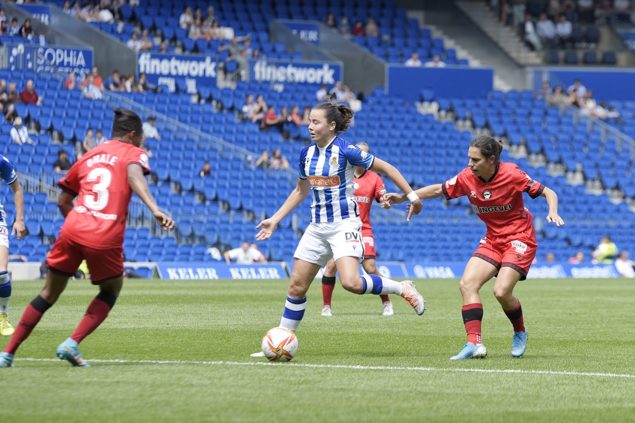  Amaiur Sarriegi, en el Real Sociedad-Alavés.