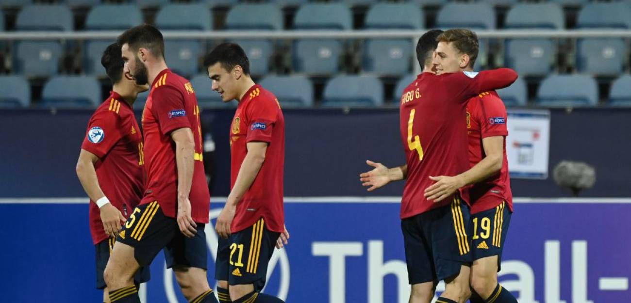 Ander Barrenetxea completó un partidazo con la sub 21 (Goto: Getty Images).