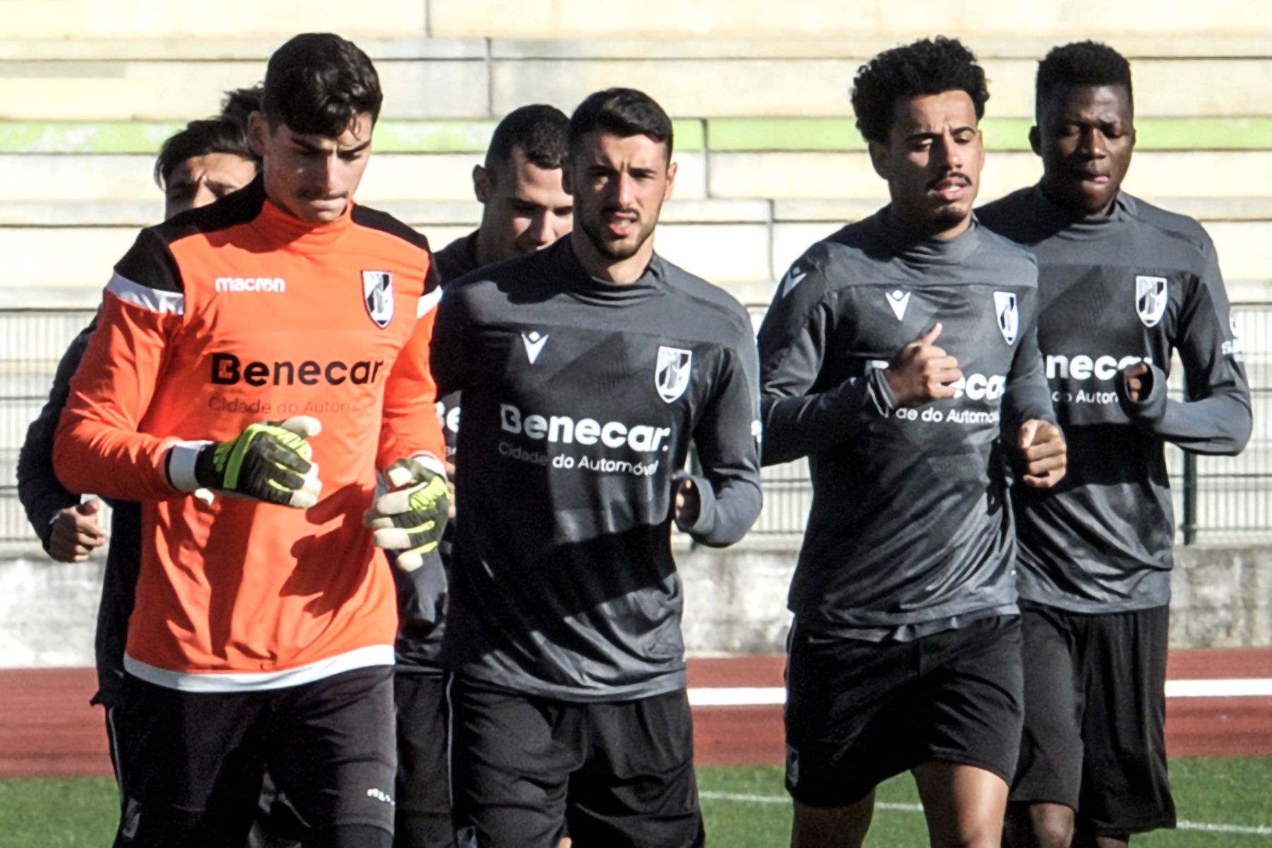  Andre Pereira, durante un entrenamiento con el Vitoria Guimaraes.