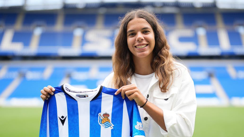 Andreia Jacinto, nueva jugadora de la Real Sociedad.