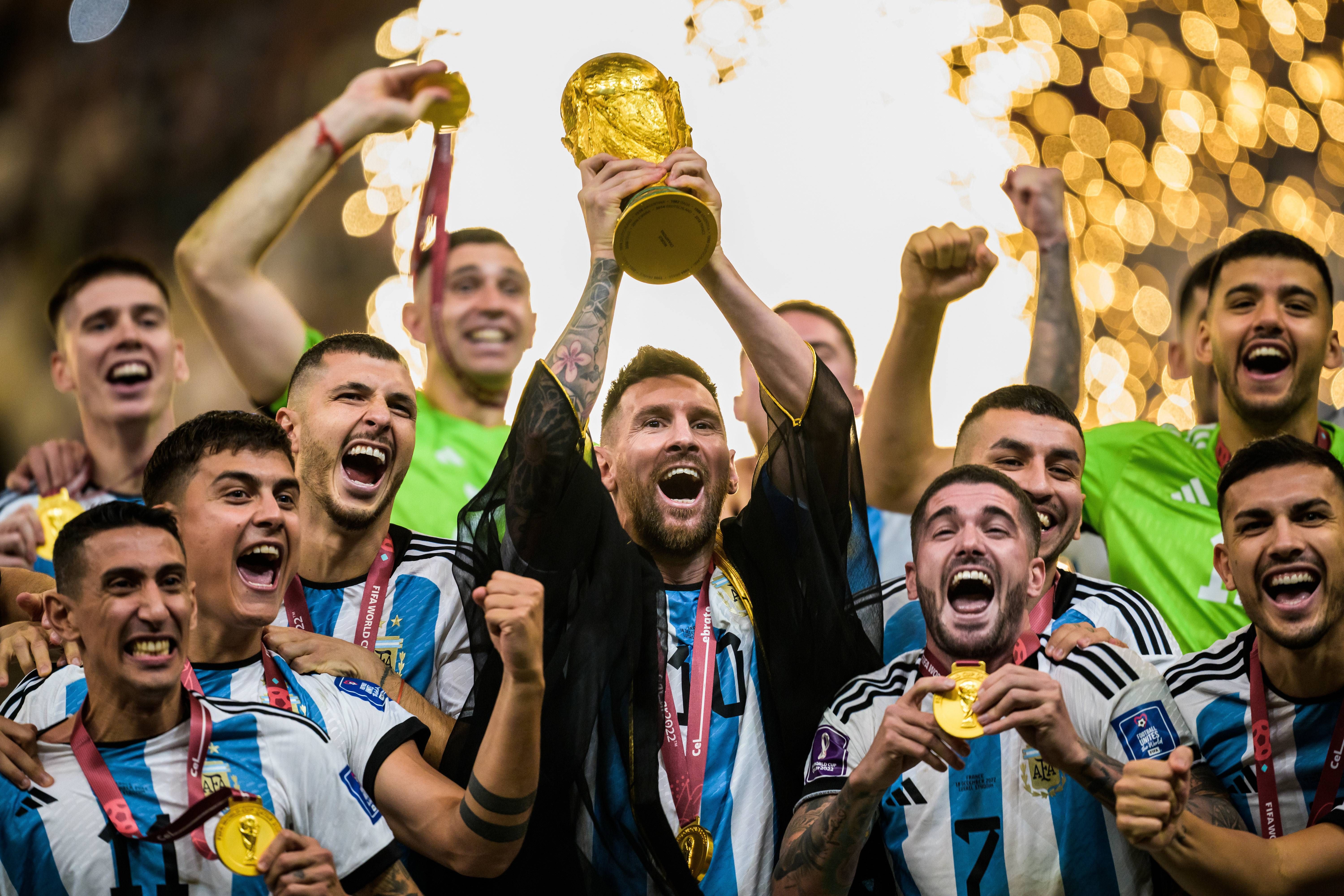 Argentina campeona en el Mundial de Qatar 2022.