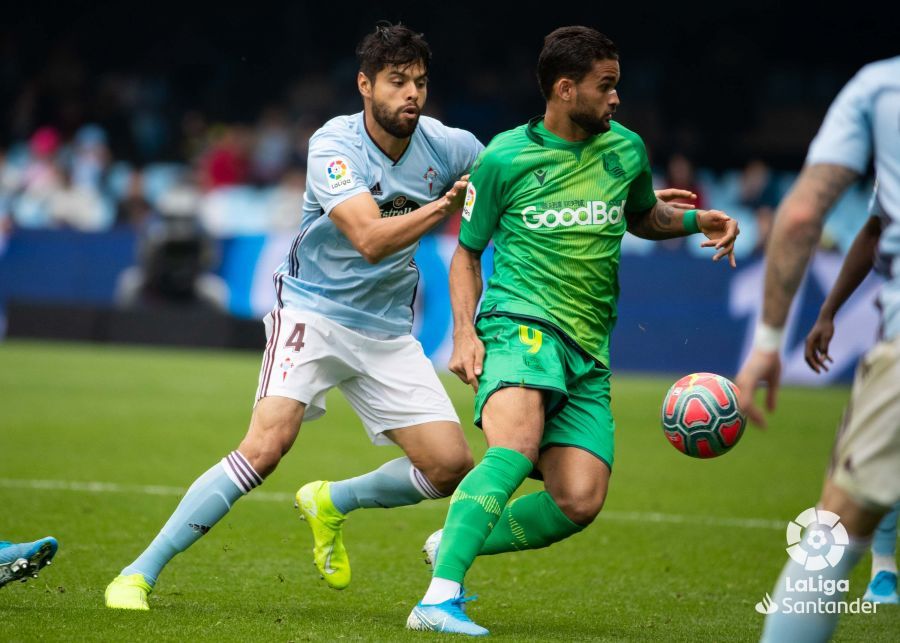 Willian José no pudo brillar mucho en Balaídos.