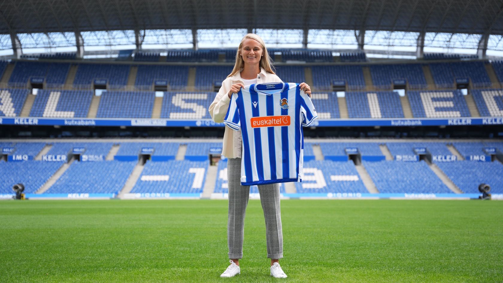  Clare Pleurer, primer fichaje de la Real este pasado verano.