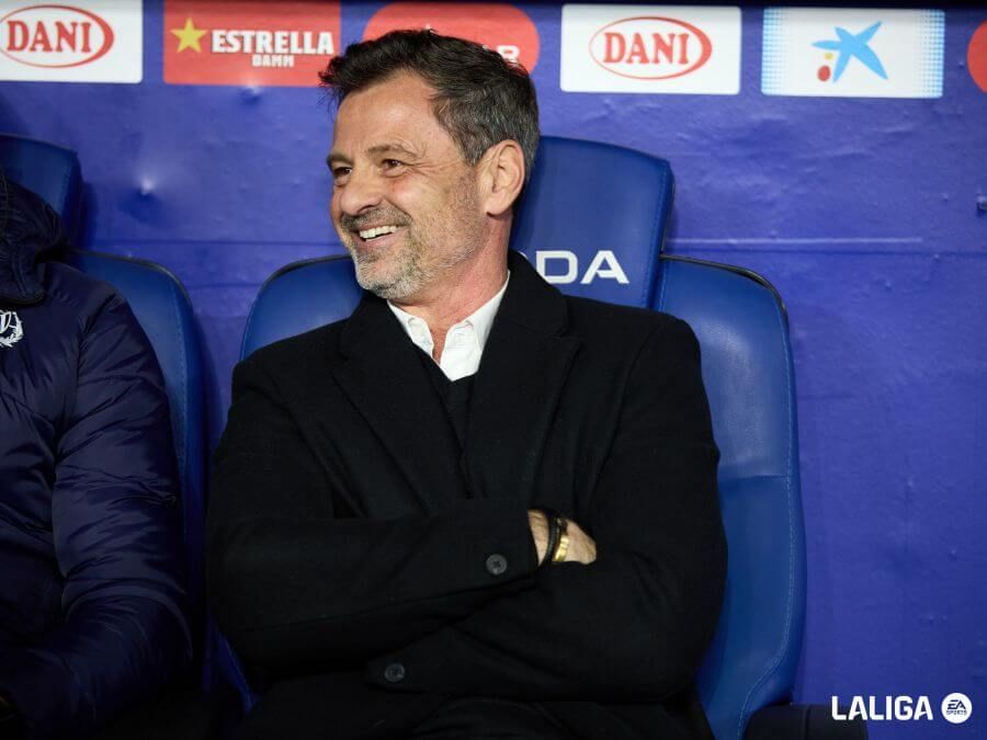  Diego Cocca, ante el RCD Espanyol.