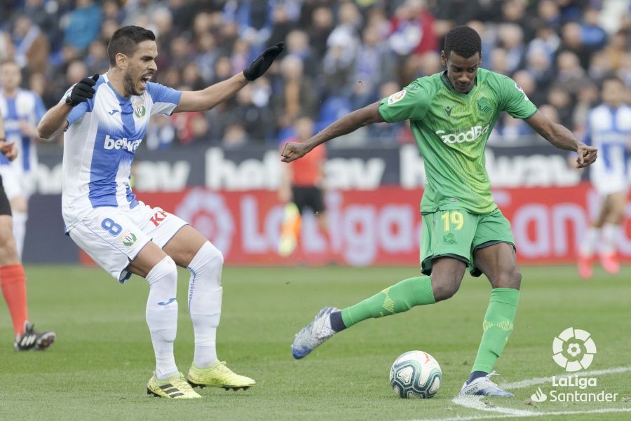 Alexander Isak volvió a marcar, en esta ocasión ante el Leganés en Butarque.