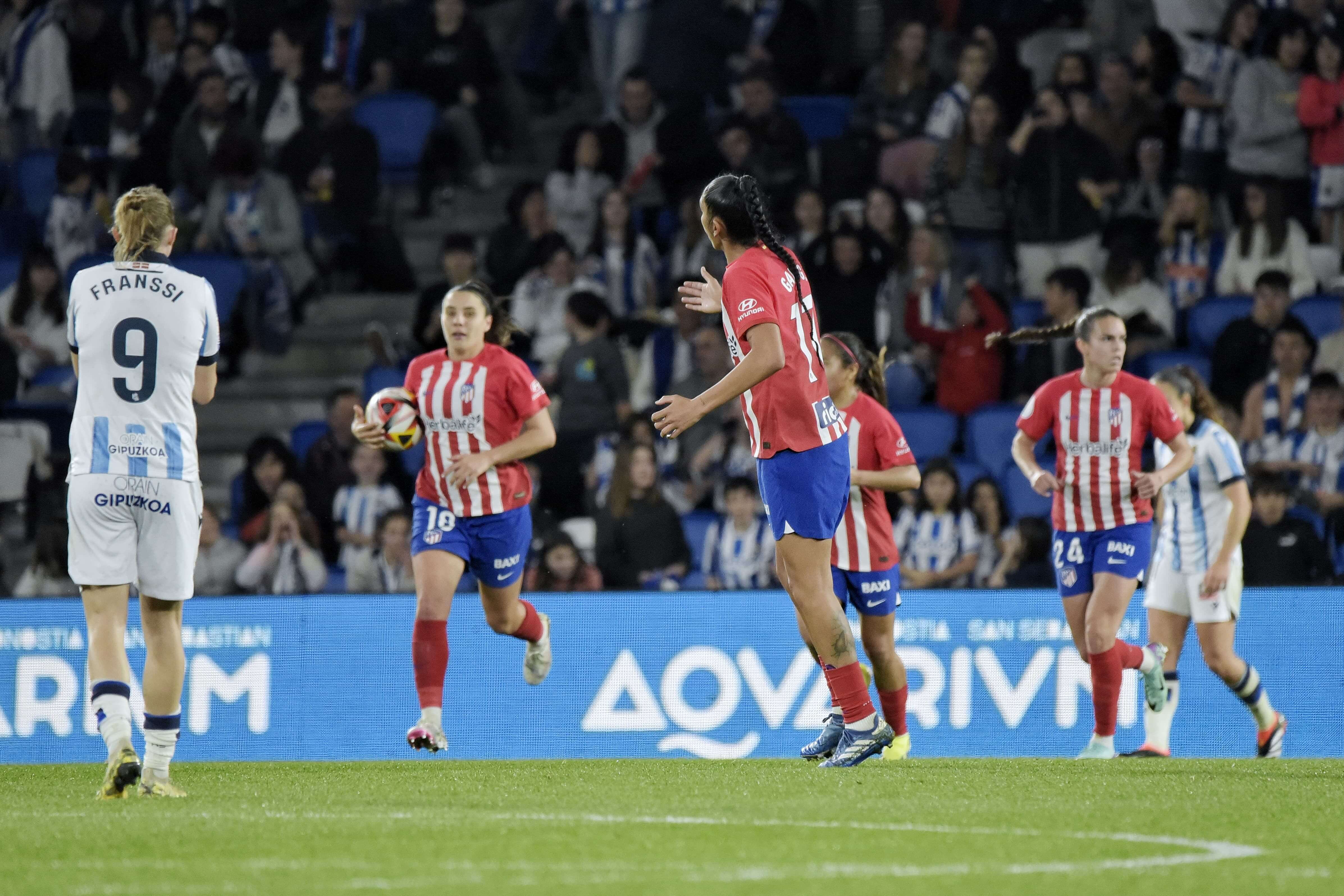 El Atlético de Madrid marcó un gol en el Reale Arena.