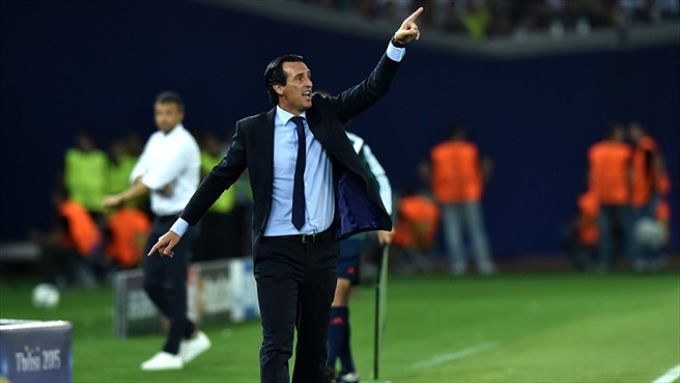 Unai Emery, en la Supercopa de 2015.