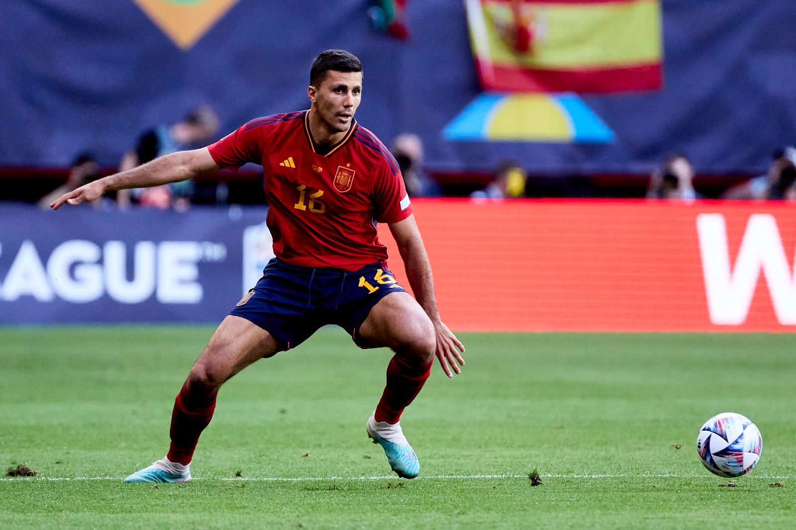  Rodri, en el España-Italia.