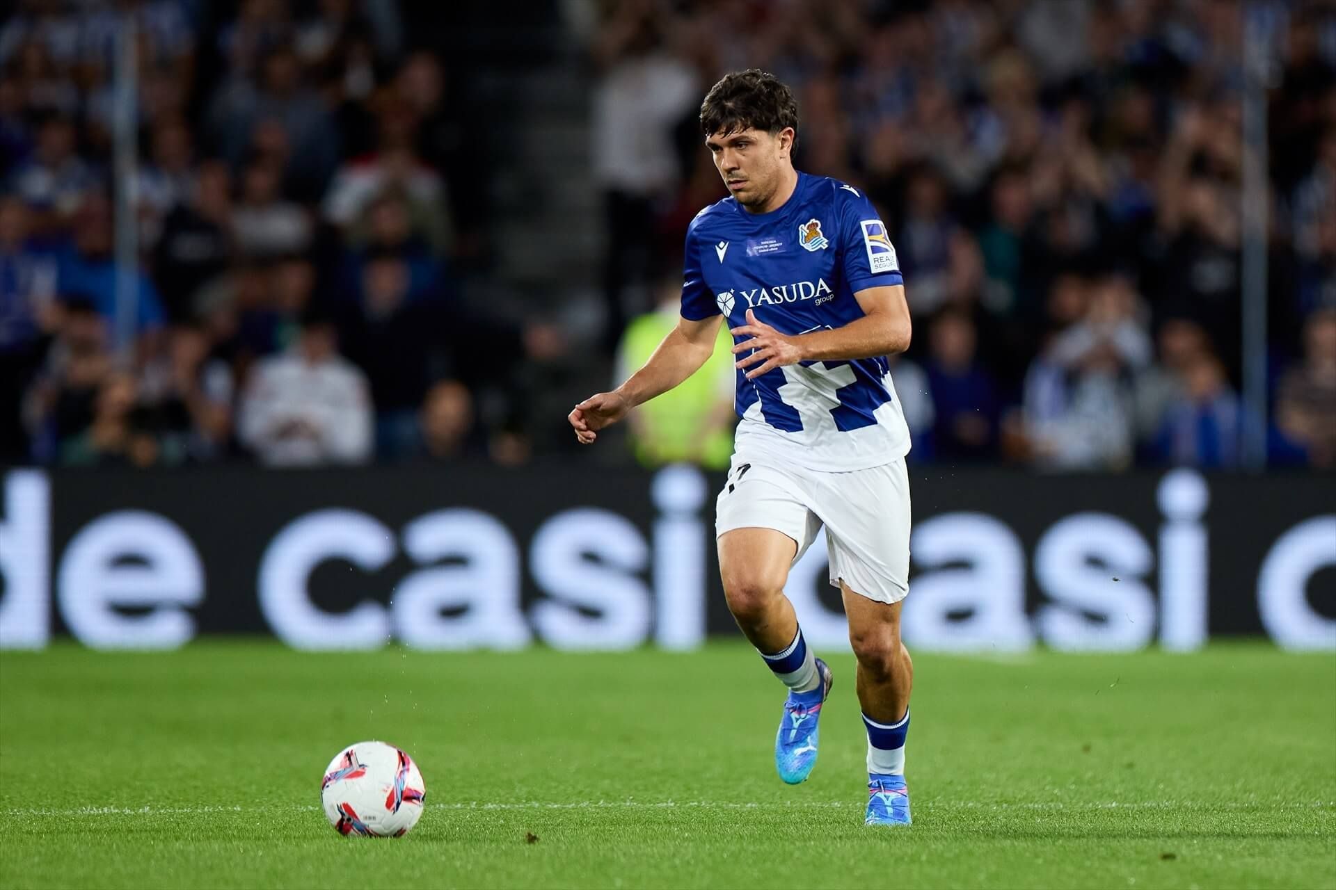  Jon Mikel Aramburu, en el Real Sociedad - Real Madrid (Foto:AFP7/Europa Press).