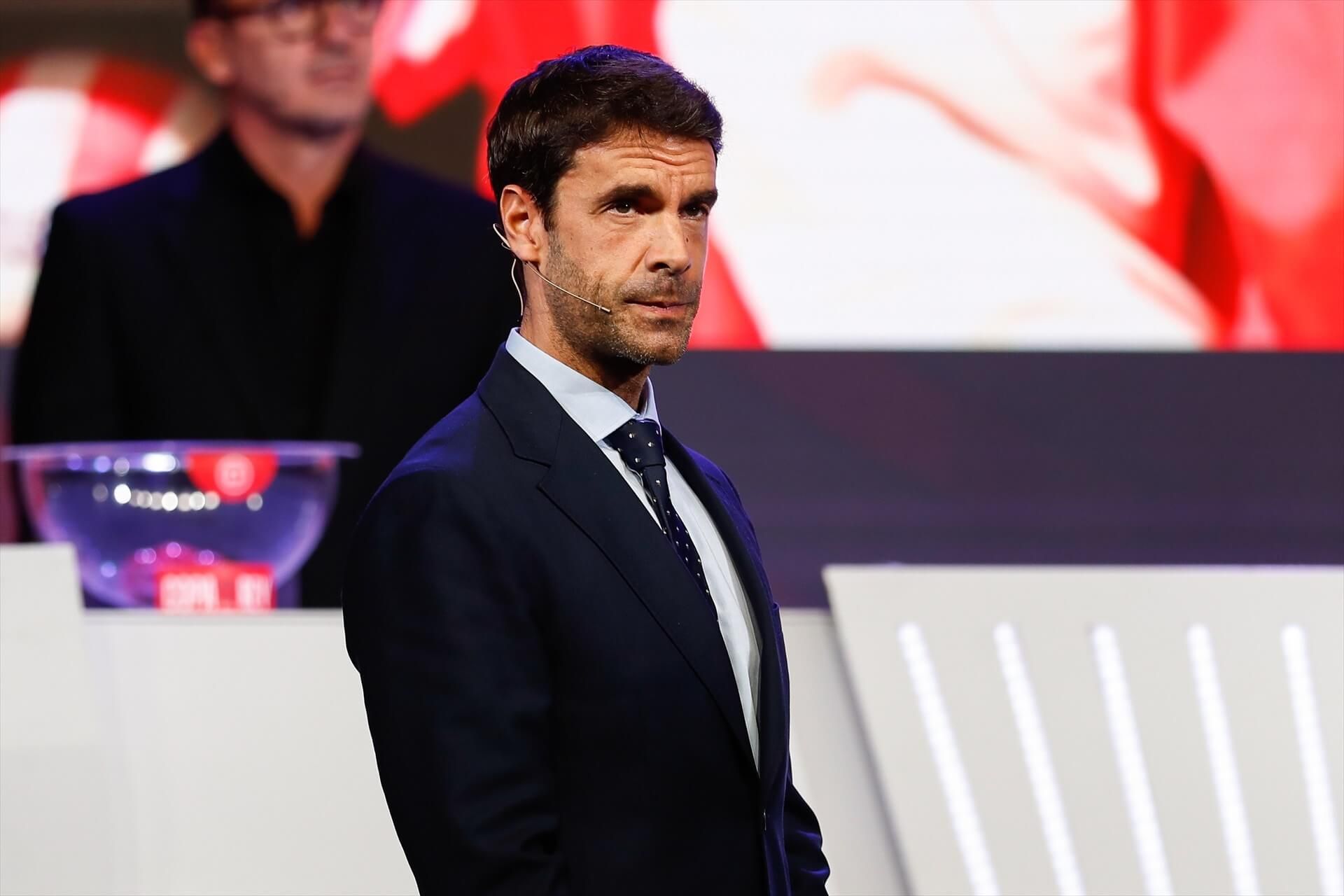 Xabi Prieto, en un sorteo (FOTO: Europa Press).