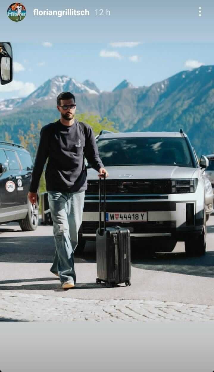  Florian Grillitsch en la concentración de su selección en Austria