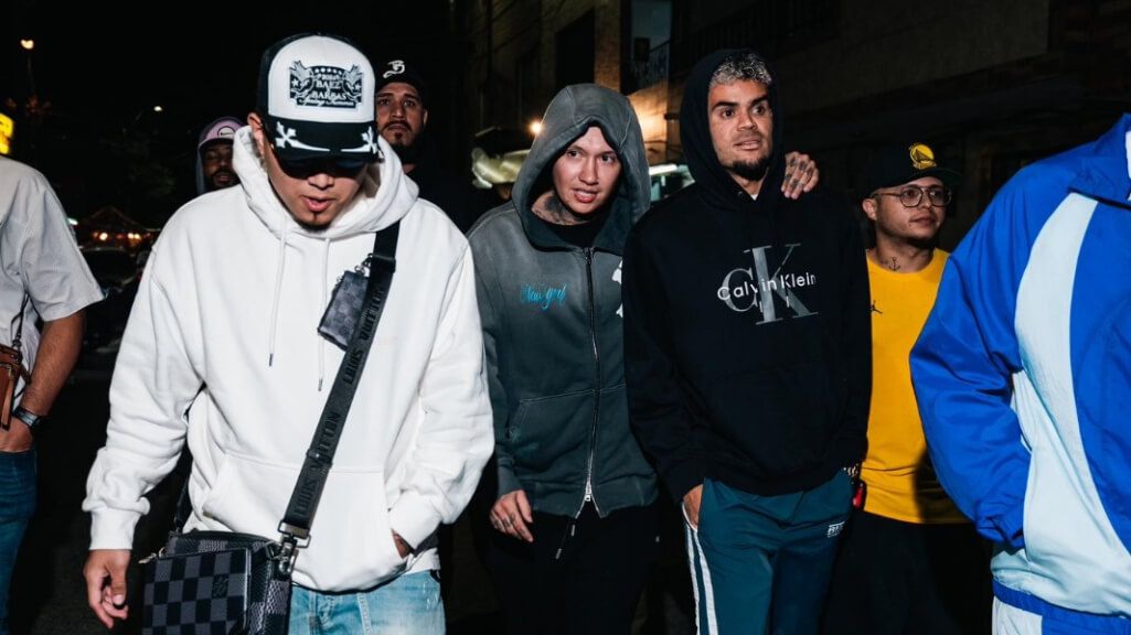 Blessd, junto al futbolista Luis Díaz (Blessd X).