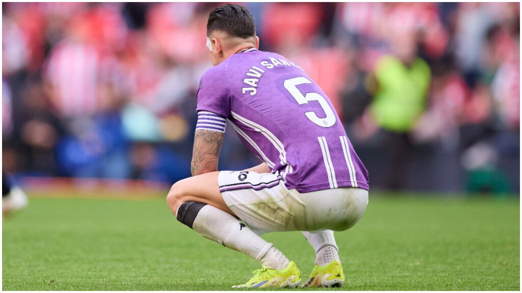  Javi Sánchez, tras la derrota ante el Athletic Club.