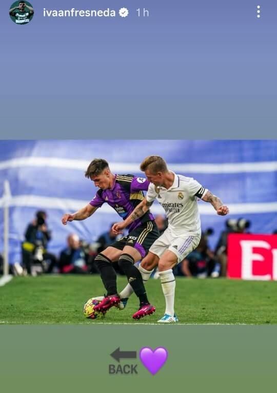  Fresneda felicita al Real Valladolid.