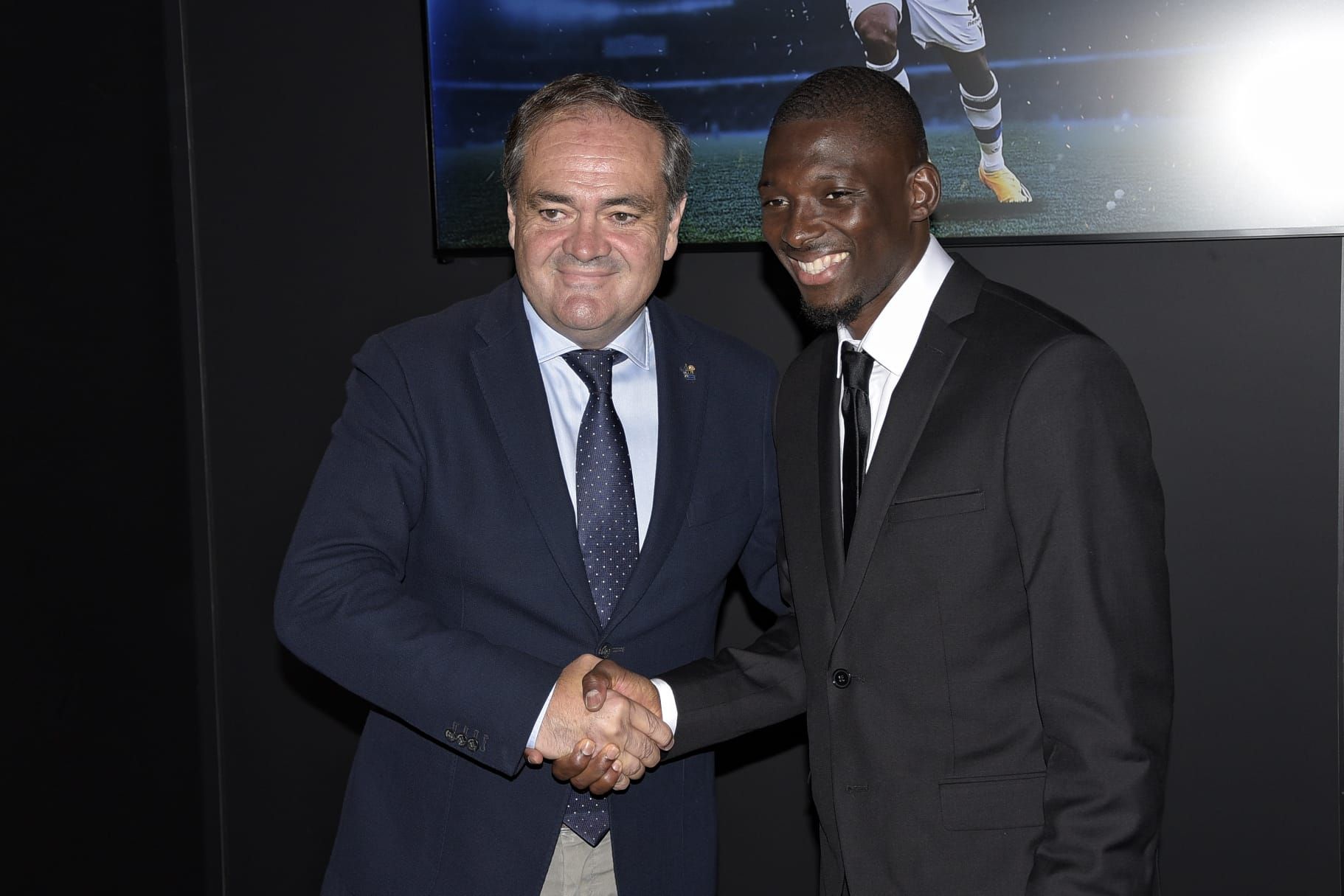 Hamari Traoré, durante su presentación con la Real Sociedad.