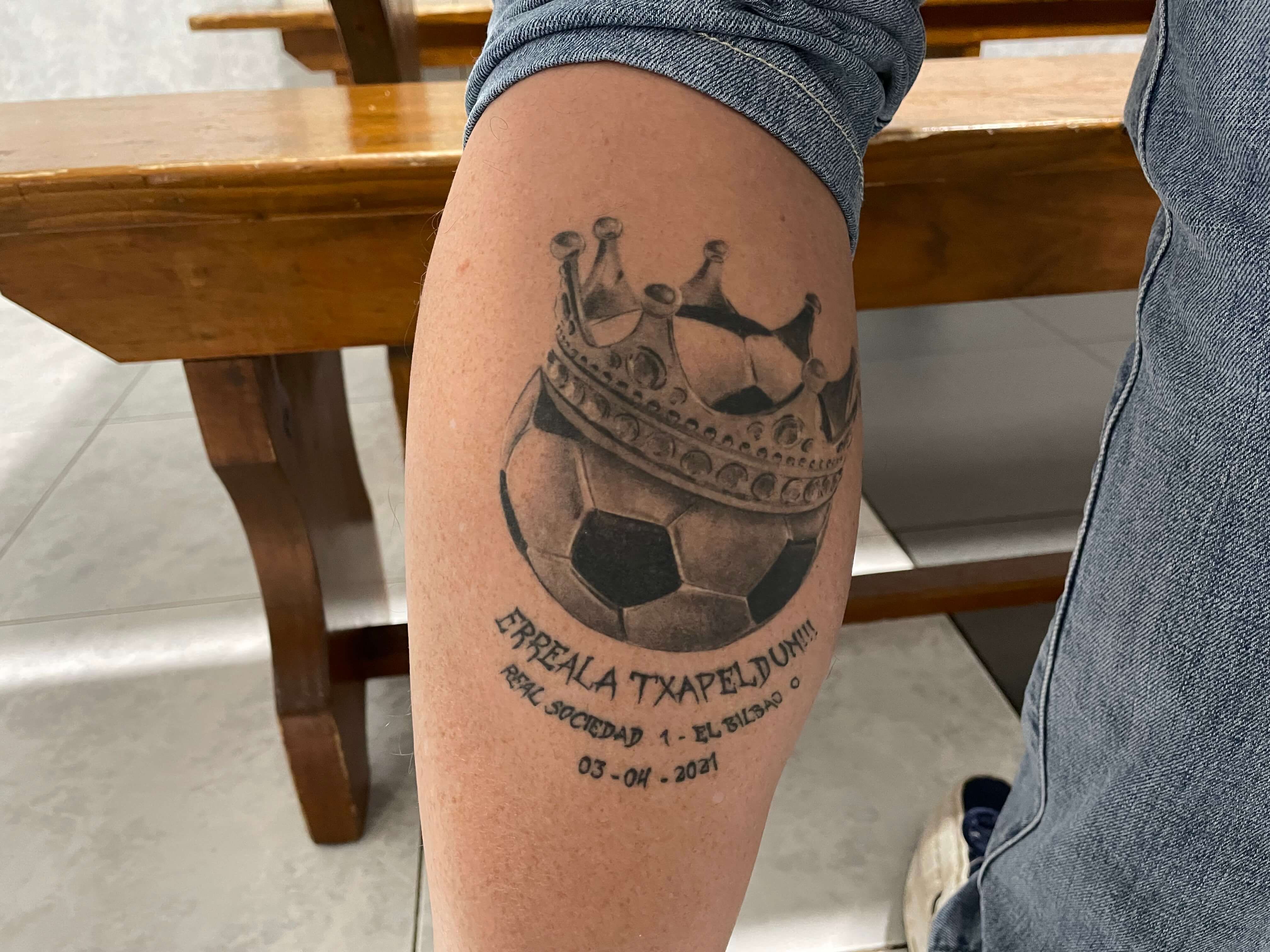  Un título y un tatuaje de por vida con 'El Bilbao'.