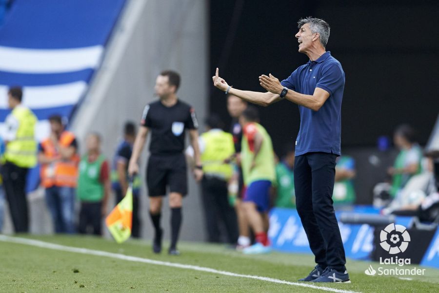  Imanol, durante la disputa del Real Sociedad-Atlético.