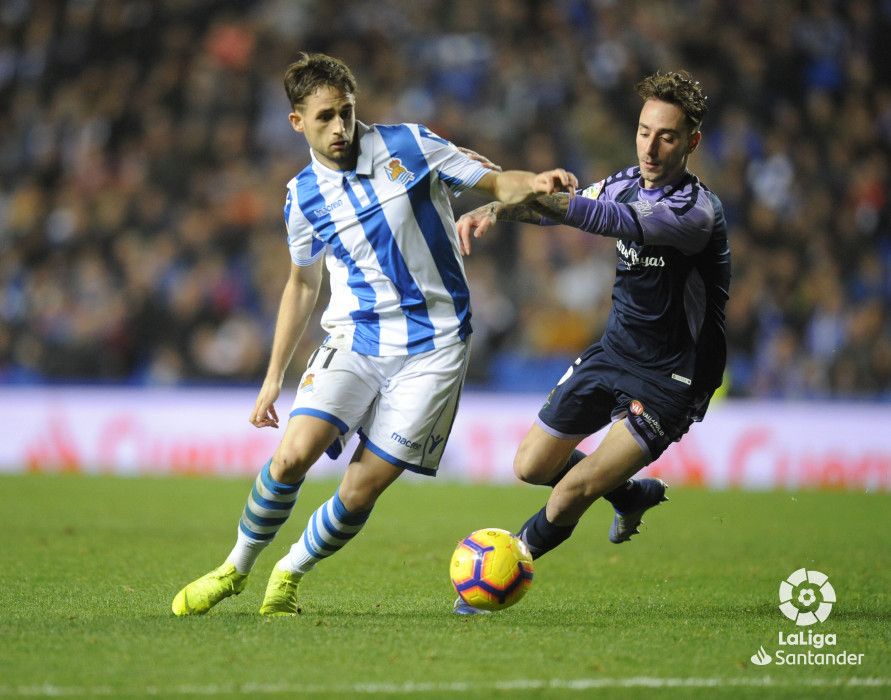 Januzaj, durante un lance del partido ante el Valladolid.