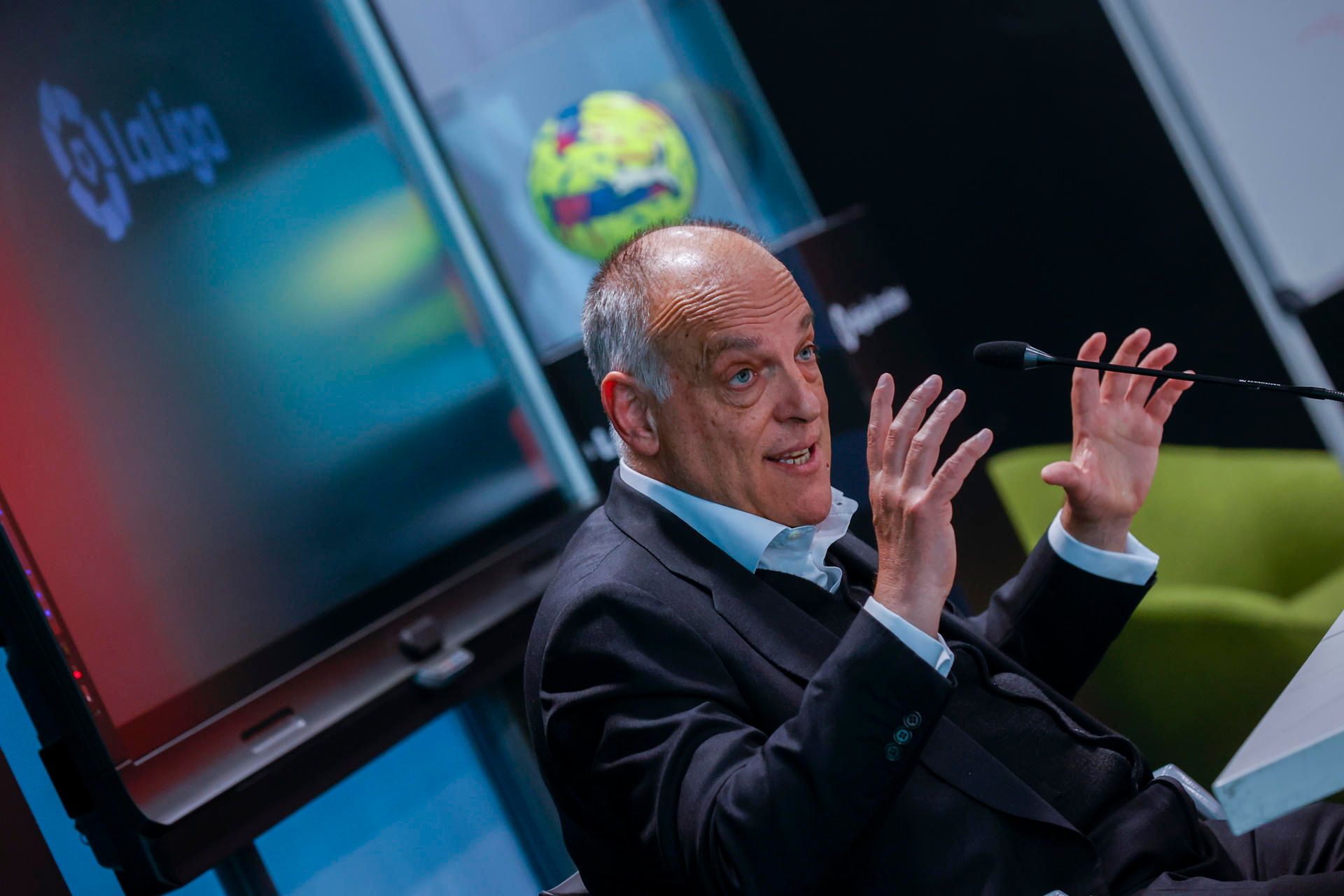  Tebas, en la Asamblea de LaLiga
